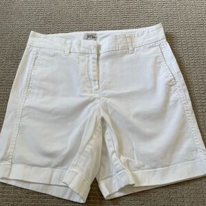 J. Crew Women's White Shorts